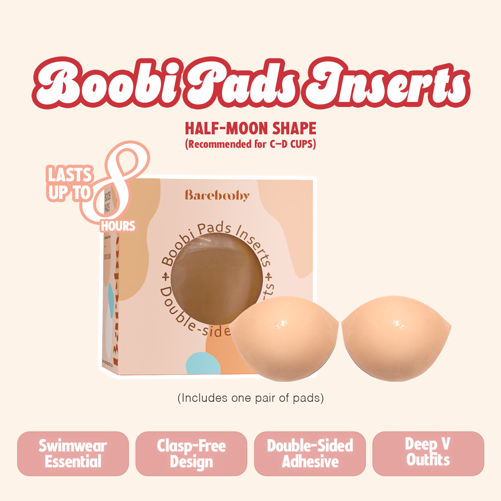 Boobi Pads Inserts - Half Moon