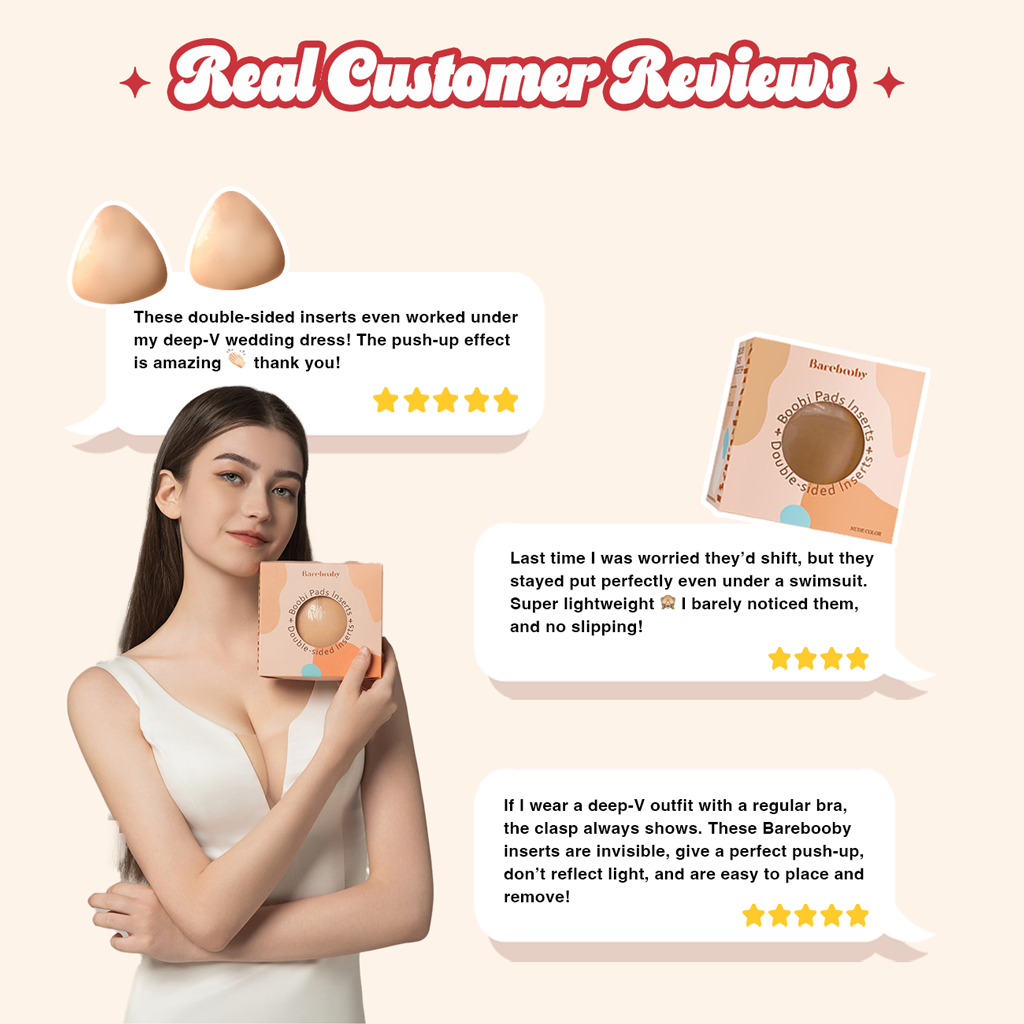 Boobi Pads Inserts - Half Moon